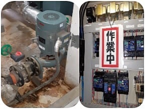 ラインポンプ交換施工前